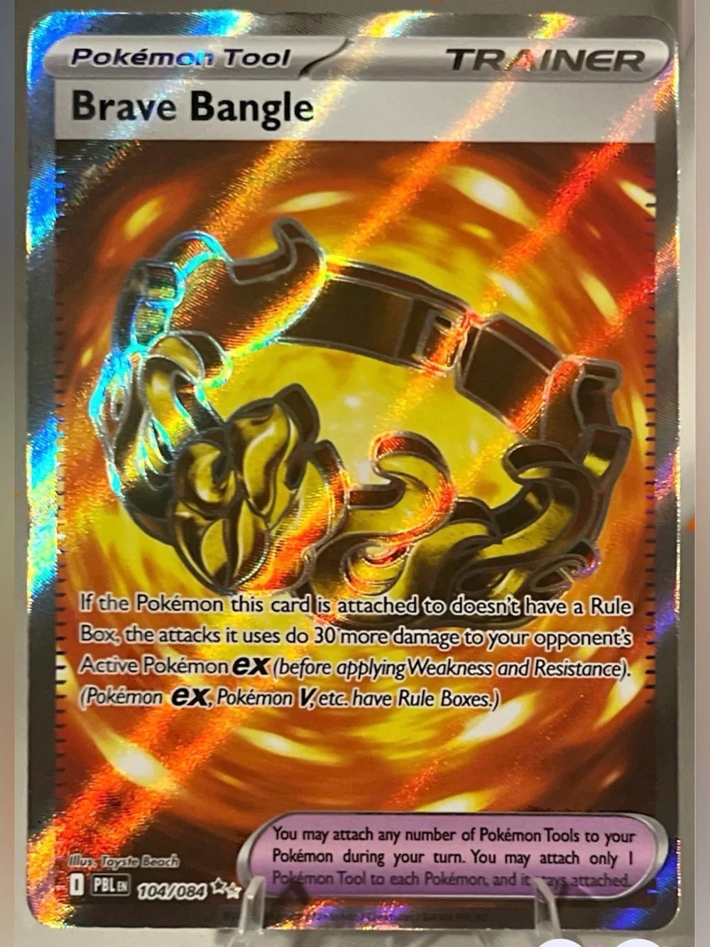 Pokémon TCG: Pitch Black - BRAVE BANGLE 104/084 NM